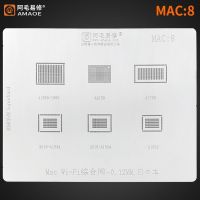 Amaoe สําหรับ MAC Pro A2159 A1989/1990 A1932 A1706 A1707 A1534 Power IC CPU SSD ความหนา 0.12 มม. BGA Reballing Stencil