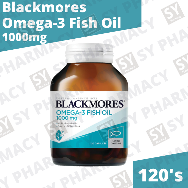 Blackmores Omega-3 Fish Oil 1000mg 120's (Exp: 02/2025) | Lazada