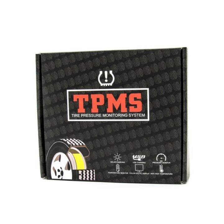 TPMS With Multi Color Screen Tire Pressure Monitor System Solar ...