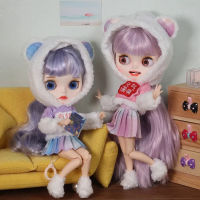 ชุดสำหรับเสื้อผ้าตุ๊กตา Blyth ที่เป็นน้ำแข็ง DBS ชุดเดรสน่ารัก16 OB24 BJD Azone S