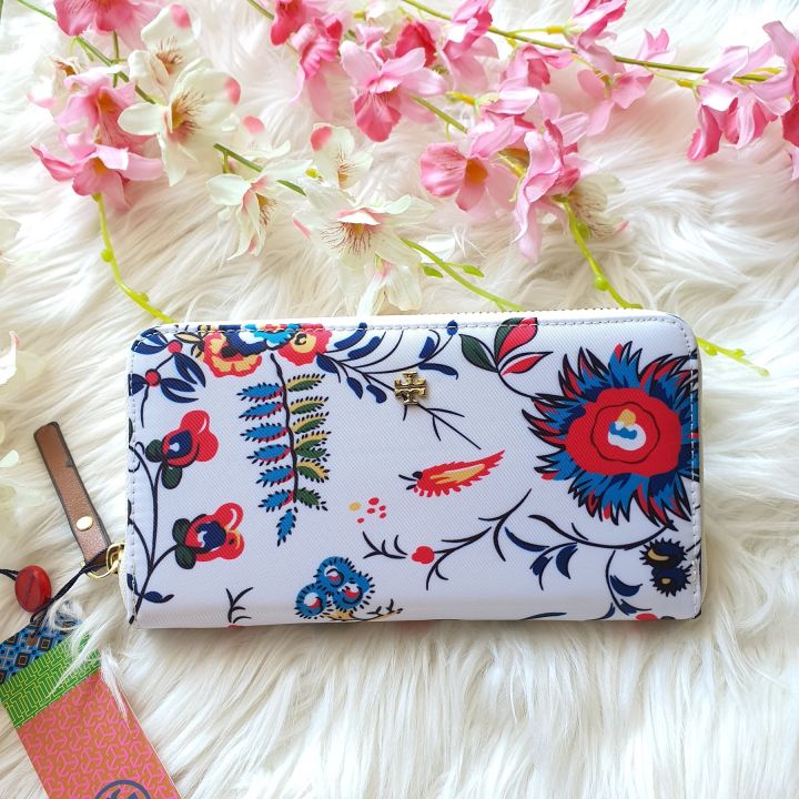 Tory burch discount flower wallet