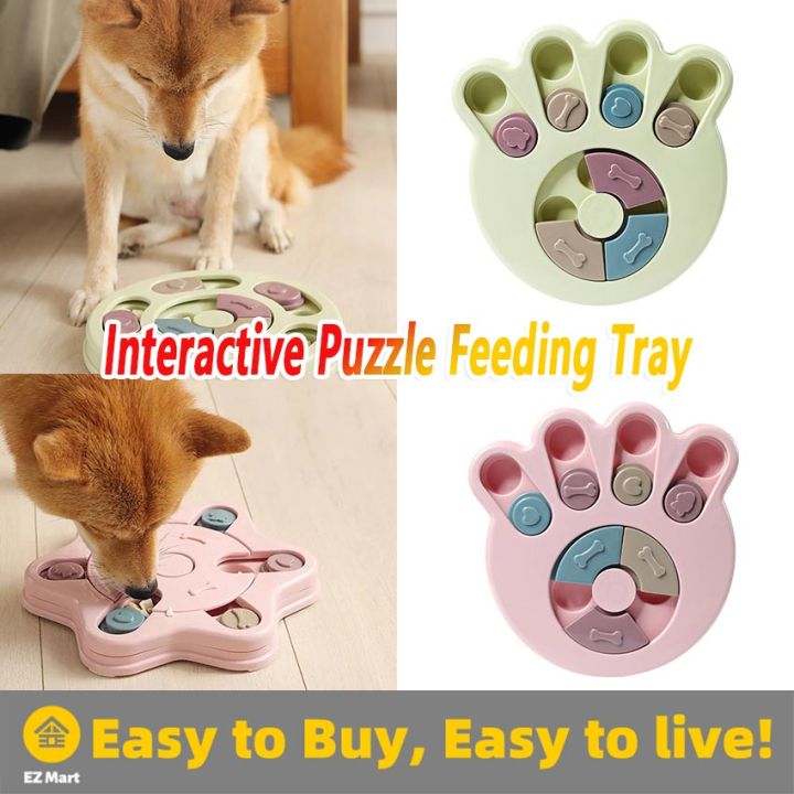 Paw puzzle pet games dog Toy Food Dispenser Interactive Play for