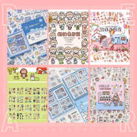 สติ๊กเกอร์ สติ๊กเกอร์ไดคัท sticker cute สติ๊กเกอร์การ์ตูน 100/200 แผ่น