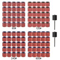 Sanding Drums Kit Sanding Band 1/2 1/4 Inch Sand Mandrels Fit for Dremel Nail Drill Rotary Abrasive Tools Cleaning Tools