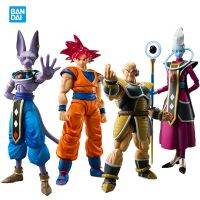 【LZ】♣┋♤  Bandai Shfiguarts Dragon Ball Toy Modelo Todos os Tipos Figura Action Goku Whis Beerus Nappa Edição Colorida Exclusiva Coleção Anime