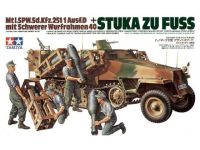 พลาสติก โมเดล ประกอบ TAMIYA สเกล1/35 "Stuka Zu Fuss" Sd.Kfz.251/1 Ausf.D mit Schwerer Wurfrahmen 40(TA-35151)