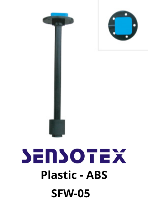 เซ็นเซอร์วัดระดับน้ำในถัง 0-190 โอห์ม สูง 75 ซม. วัสดุพลาสติกABS - WATER LEVEL SENSOR 750 MM., ABS,