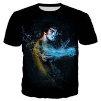 2021 Summer New Style Bruce Lee New Fashion Cool 3D Printing Male T-shirt Casual Style Street National Hero Top