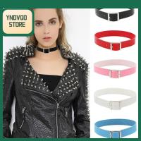 YNDVQO STORE เครื่องหนังแท้ สร้อยคอปกคอ พังก์สไตล์ เซ็กซี่สุดเซ็กซี่ โซ่กระดูกไหปลาร้า แฟชั่นสำหรับผู้หญิง ปรับได้ปรับได้ สายคล้องคอ สำหรับผู้หญิง