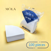 Japan Sanyo Mola hand punch coffee filter paper V60 cone dripper 4 cup coffee drip filter coffee filter