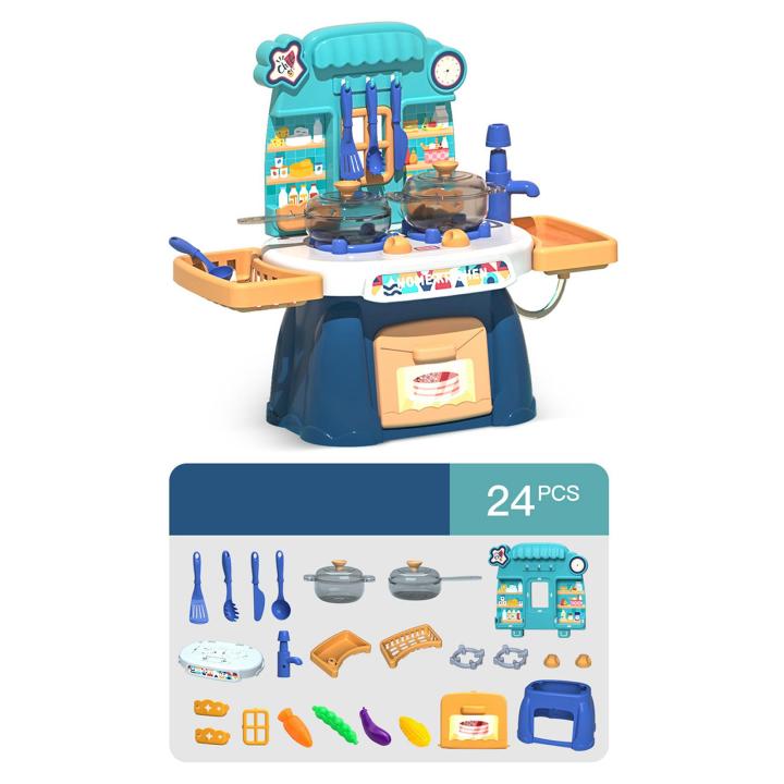 dolity-ชุดของเล่นอาหารสำหรับเด็กชายเด็กหญิงเด็กชุดของเล่นในห้องครัวอาหารเล่นในร่มและกลางแจ้ง
