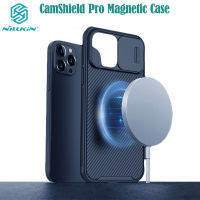 เคสแม่เหล็กสำหรับ iPhone 13 12 /Pro/max NILLKIN CamShield เคสแม่เหล็กรองรับ Mag-Safe กล้องเลื่อนฝาปิดเลนส์สำหรับ IPhone13 12 Mini snjspk