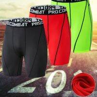 Men Shorts Workout Inseam Gym Knickers Man Muscle Elastic Compression Tights Leggins