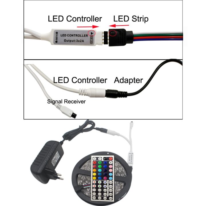 cw-led-strip-dc-12v-smd-5050-rgb-led-strip-light-flexible-diode-tape-ribbon-light-stripes-4m-5m-10m-with-controller-adapter-set-kit