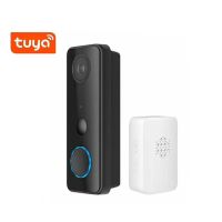 3MP 1296P Tuya แอปคุณภาพต่ำ IP Wi-Fi อินเตอร์คอมกริ่งประตูเครื่องดูประตูมองเห็นสแตนด์บายได้นานด้วยเสียงระฆังและโทรศัพท์ที่ประตู