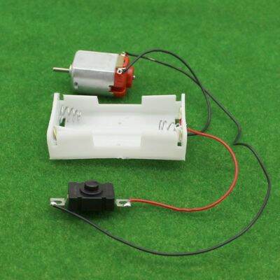 【CC】✿  130 Motor Kit With 2 x Battery Storage And Switch 16500 RPM  Circuit