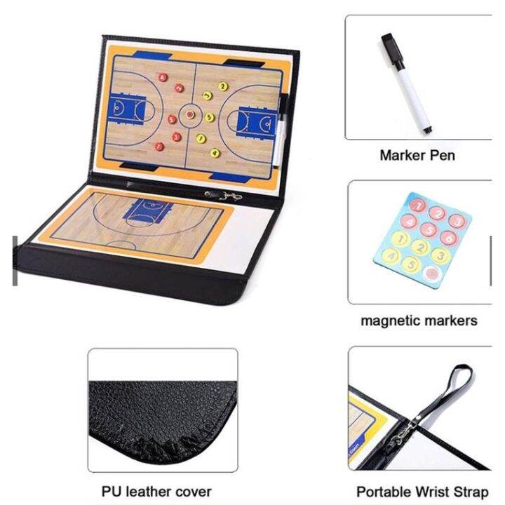 Basketball Tactical Board Foldable Basketball Coaching Board