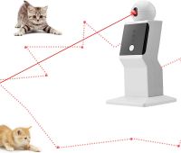 ATUBAN Cat Laser Toy Automatic Random Moving Interactive Laser Cat Toy for Indoor Cats Kittens Dogs Cat Red Dot Exercising Toy Toys