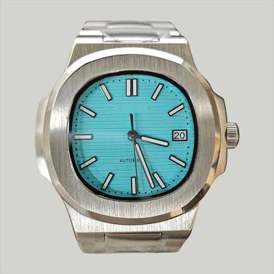 41Mm Watch Case Fit NH35 NH36 Movement Custom Logo Dial Stainless Steel Sapphire Glass Watch Accessories Part