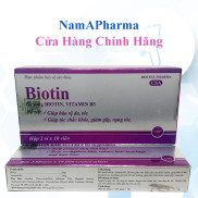 Viên uống Biotin bổ sung Biotin và Vitamin B5 giúp giảm rụng tóc, bảo vệ da