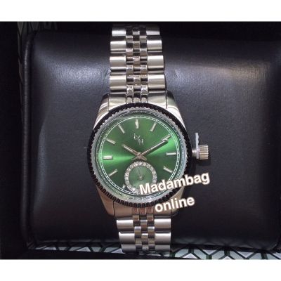 Lyn Gabriela Watch นาฬิกาข้อมือ สายสแตนเลส  สีเขียว แดง น้ำเงิน