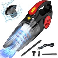 ◑♞ Car Vacuum Cleaner Cordless Rechargeable Handheld Vacuum With Portable High Power 7000Pa For Car Home Office