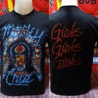 เสื้อวง MOTLEY CRUE วงร็อค ไม่มีตะเข็บข้าง คอฟิต ป้ายUS เสื้อร็อค เสื้คอวินเทจ เสื้อทัวร์ วงร็อคต่างประเทศ