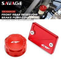 Front Rear Brake Reservoir Cover For HONDA CRF 230L 230M 2009-2011 CRF230L CRF230M Motorcycle Off-Road Brake Pump Oil Fluid Caps