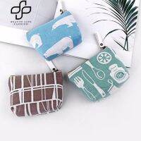 Beauty Cotton Linen Coin Storage Key Headphone Purse Women Mini Wallet Pouch