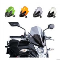 Motorcycle ABS WindScreen Windshield Windproof Deflectors Protection Fairing For Kawasaki ER6N ER-6N 2012 2013 2014 2015 2016