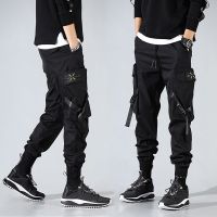 ▩ M-5XL Summer sports jogging fashion all-match trend multi pocket cargo pants men seluar slack lelaki