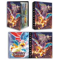 การ์ด Pokemon อัลบั้ม 25Th ครบรอบ Pikachu Charizard ใหม่ Scarlet Violet อะนิเมะสี่สี่เหลี่ยมหลวมหนังสือ 240Pcs-tn9