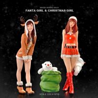 1/20 Resin Kits Deer Beauty Girl &amp; Christmas Girl Resin Soldier (80mm) A-19735