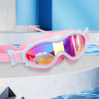 Swim Goggles Childrens Macaroon Anti Flog No Leaking Cartoon for Kids Boys Diving Glasses EIG88