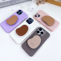 พร้อมส่ง️ เคสหนังมิมอลพรีเมี่ยม+Holderโค้งมน ไอริงหนัง holderหนัง เคสมินิมอล 11,12,12pro-13Promax,14,14Pro,14Pro,14Promax