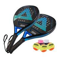 [COD] ไม้เทนนิส Padel Professtional 3K Carbon Soft Face สำหรับชายหญิง3ลูก2 Overgrip Cover Bag