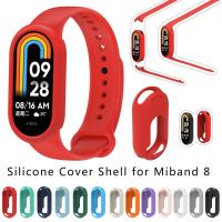 ✺✌ เคส TPU อ่อนสำหรับ Xiaomi Mi Band 8 ฝาครอบยางซิลิโคนเปลือกป้องกันสำหรับ Xiaomi Band 8 สร้อยข้อมือแบบสมาร์ทกรอบเคส