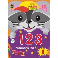 Kid Plus หนังสือแบบฝึกหัดอนุบาล Tiny Paws For Little Learners - 123 (1-5) Book 1