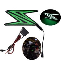 ▼℡♦ Motorcycle Night Riding Cold Light Signal Flashing Stripe Luminous Sticker For Kawasaki Z900 Z650 Z1000 Z800 Z750 Z300 Z250 Z125