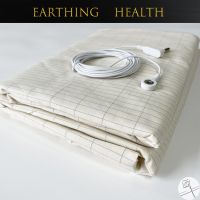 【hot】！ Earthing Fitted Bedsheet King Size Conductive Grounded Bed Sheets Anti-ESD Radiation Proof Release Electrostatic