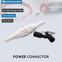 ∏ↂ◕ KINDLELASER High Electricity Adapte Laser Power Connector for High Voltage Cable For CO2 Laser Tube