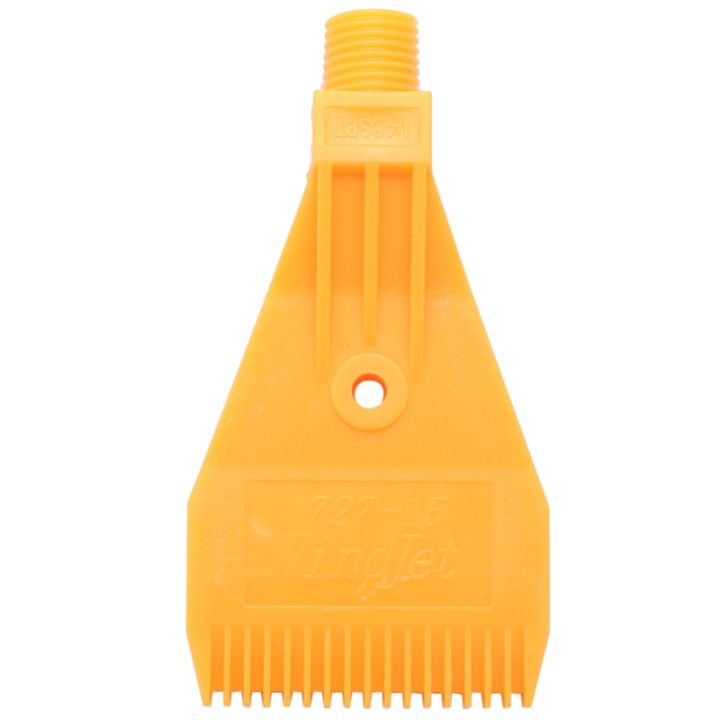 1-4bsp-male-thread-abs-single-hole-air-blow-off-flat-jet-nozzle-yellow
