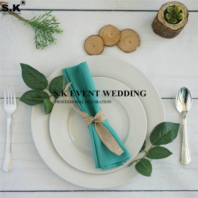 Nice Looking 100pcs Linen Napkin Polyester Tablecloth Napkins For Wedding Event Banquet Decoration