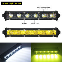 61218 LED Light Bar รถทำงาน7 "13" 20 "นิ้วแถวเดียวขับรถโคมไฟ Spotlight Universal สำหรับรถบรรทุก SUV 4X4 Off Road A