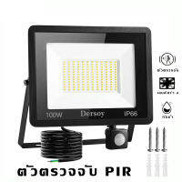 【จัดส่ง 24 ชั่วโมง】PIR Motion Sensor LED Flood Light 100W 50W 20W 10W 220V สปอร์ตไลท์กันน้ำกลางแจ้งสำหรับสนามหญ้าสวนโคมไฟกลางแจ้ง