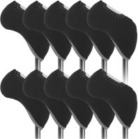 New Product 10Pcs Golf Iron Head Covers Neoprene Golf Club Protector Fits For Titleist Callaway Ping Taylormade See Through Window Headcover