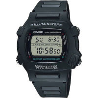 Casio Digital นาฬิกาข้อมือผู้ชาย ทรงสปอร์ต สายเรซิน รุ่น W-740-1 ของแท้ประกันศูนย์