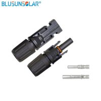 Pair of Solar Connector Solar Solar Plug Cable Connectors (male and Female) for Solar Panels and Photovoltaic Systems Wires Leads Adapters