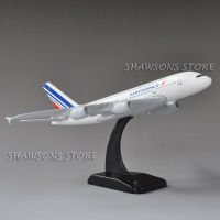 ของเล่นโมเดลเครื่องบินโลหะ 1:400 Diecast Airbus A380 Air France