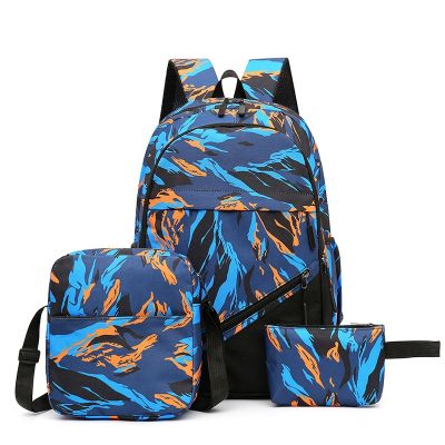 3pcs/set Male backpacks high school bags for women 2023 boys one shoulder big student travel backpack men schoolbag sac mochila